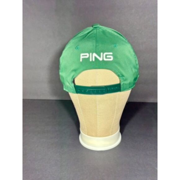 PING Quilted Front Snapback Golf Hat Green Adjustable One Size NEW - Picture 3 of 6